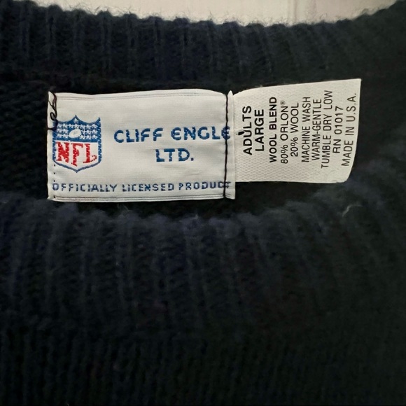 Vintage Cliff Engle LTD Chicago Bears Ditka Sweater - Picture 4 of 4
